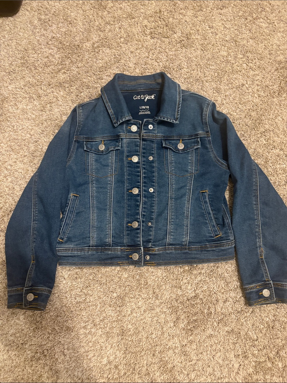 Cat & Jack Dark Blue Denim Jacket